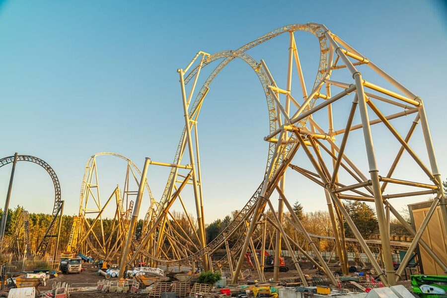 THORPE PARK Resort: Entrance Ticket - The big coasters you should prioritize: THE SWARM, Stealth, SAW-The Ride