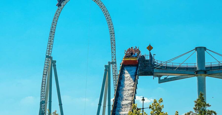 THORPE PARK Resort: Entrance Ticket - Eating, staying comfortable, and avoiding the cold surprise