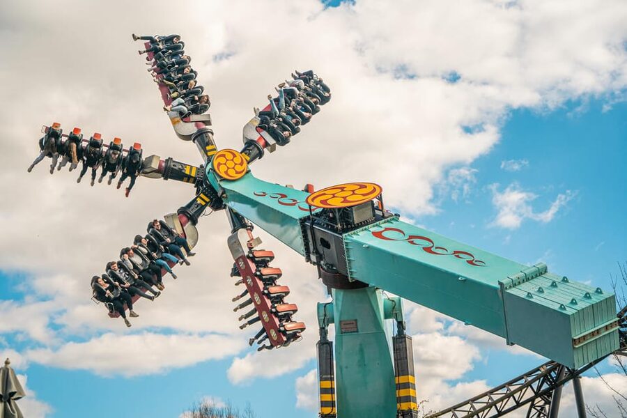 THORPE PARK Resort: Entrance Ticket - Angry Birds Land and the Detonator drop tower