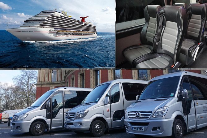 Transfer to the Cruise ports from your London accommodation - When the driver finds you, with a name sign and suitcase loading