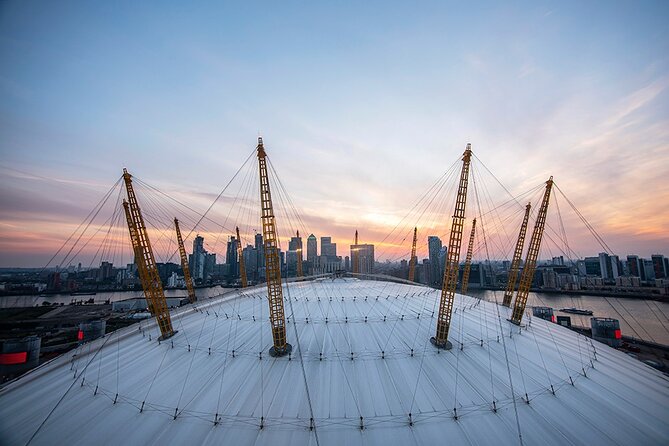 Up at The O2: Sunset Climb with Guided Tour with Panoramic Views - Price and timing: what $58.33 gets you in 90 minutes
