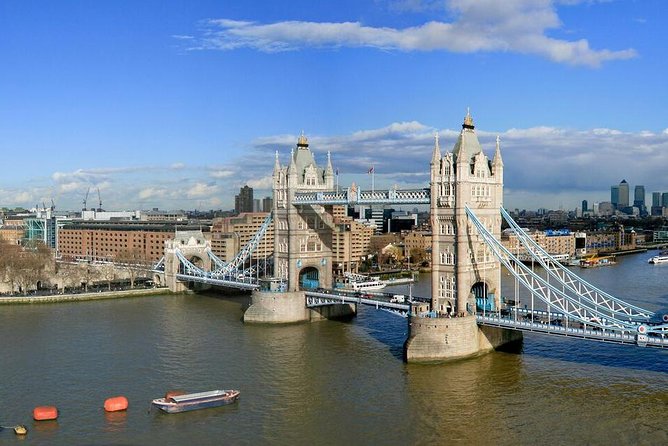 Vintage London Bus Tour Including Cruise with London Eye Option - The Thames River cruise from Tower Pier toward London’s famous skyline