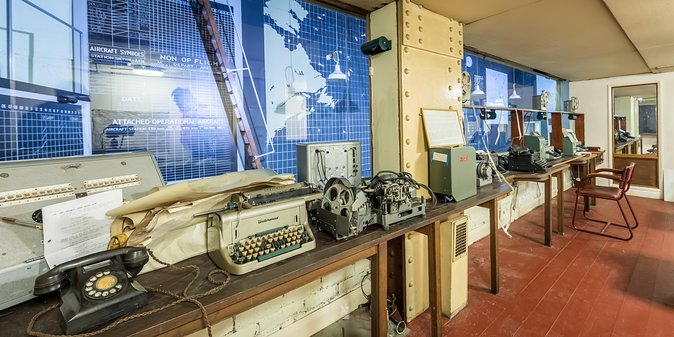 Western Approaches Self Guided Tour - Hands-On Wartime Details: Typewriters, Teleprinters, and Uniforms