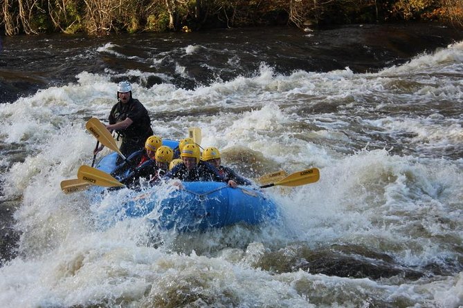 White Water Rafting on the River Tay from Aberfeldy - Dewar’s Aberfeldy Distillery and Scottish Highlands scenery, built into the day