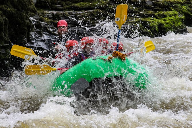 Whitewater Rafting on the River Dee in Llangollen - Bearded Men Adventures hub, wetsuits, and the pre-raft reality check