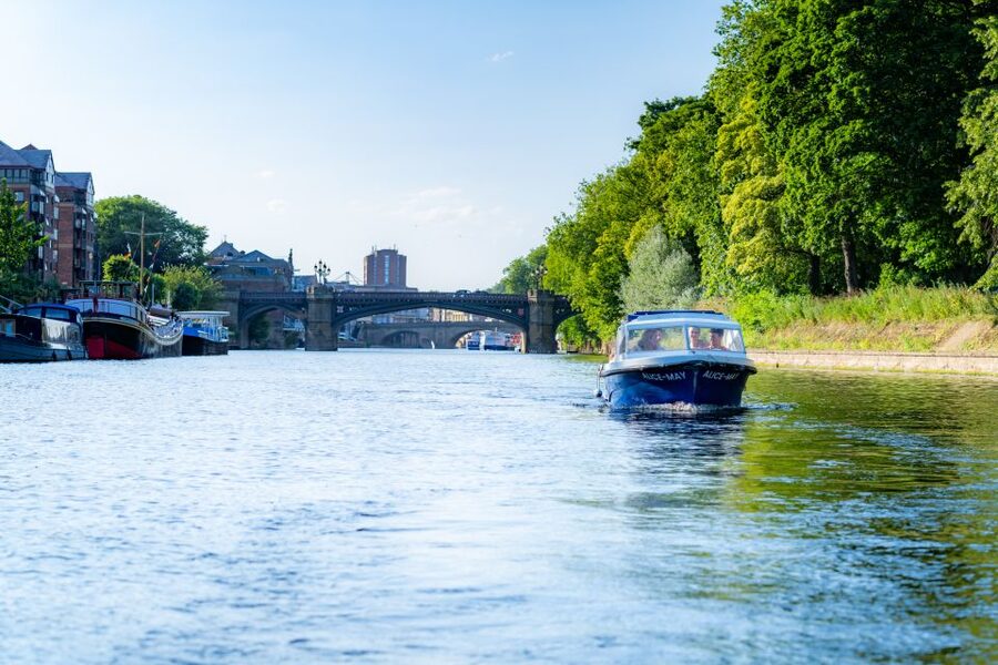 York: Self-Steer Boat Rental - Arriving at King’s Staith, where your “captain” starts